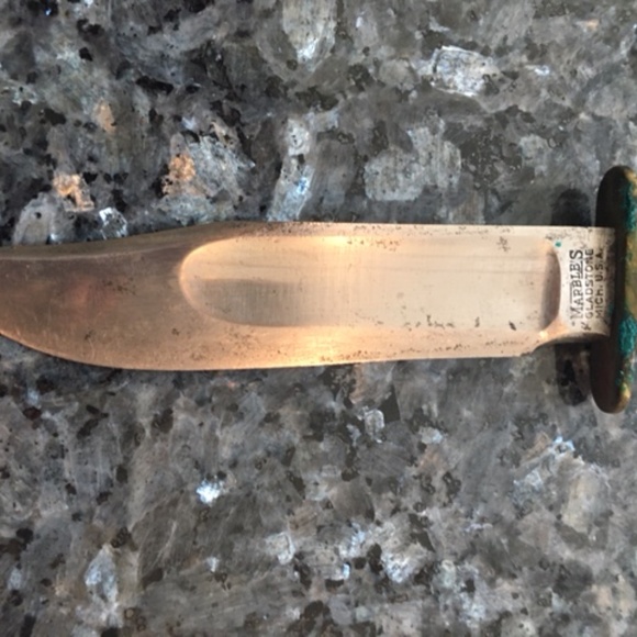 ster Marble Accessories Rare Marbles Ideal Usa Stacked Leather Fixed Blade Gladstone